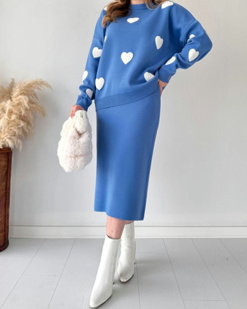 Love knitted skirt two-piece set - Image 2
