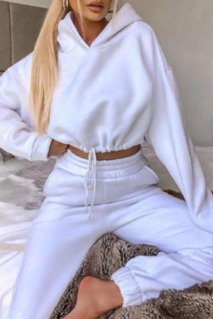 Long-sleeved Two-piece Athleisure Suit