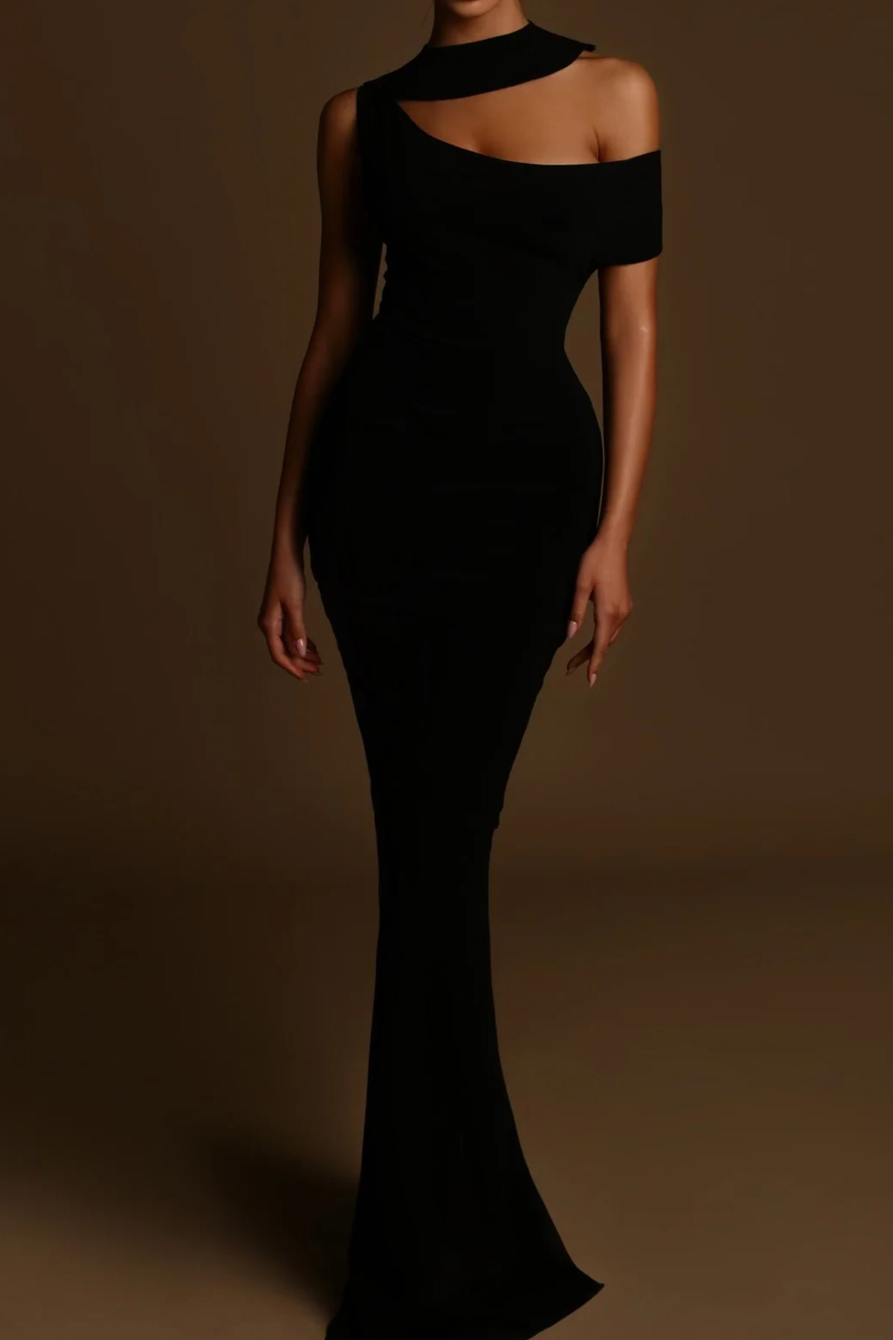 Carmen One Shoulder Maxi Dress - Image 2