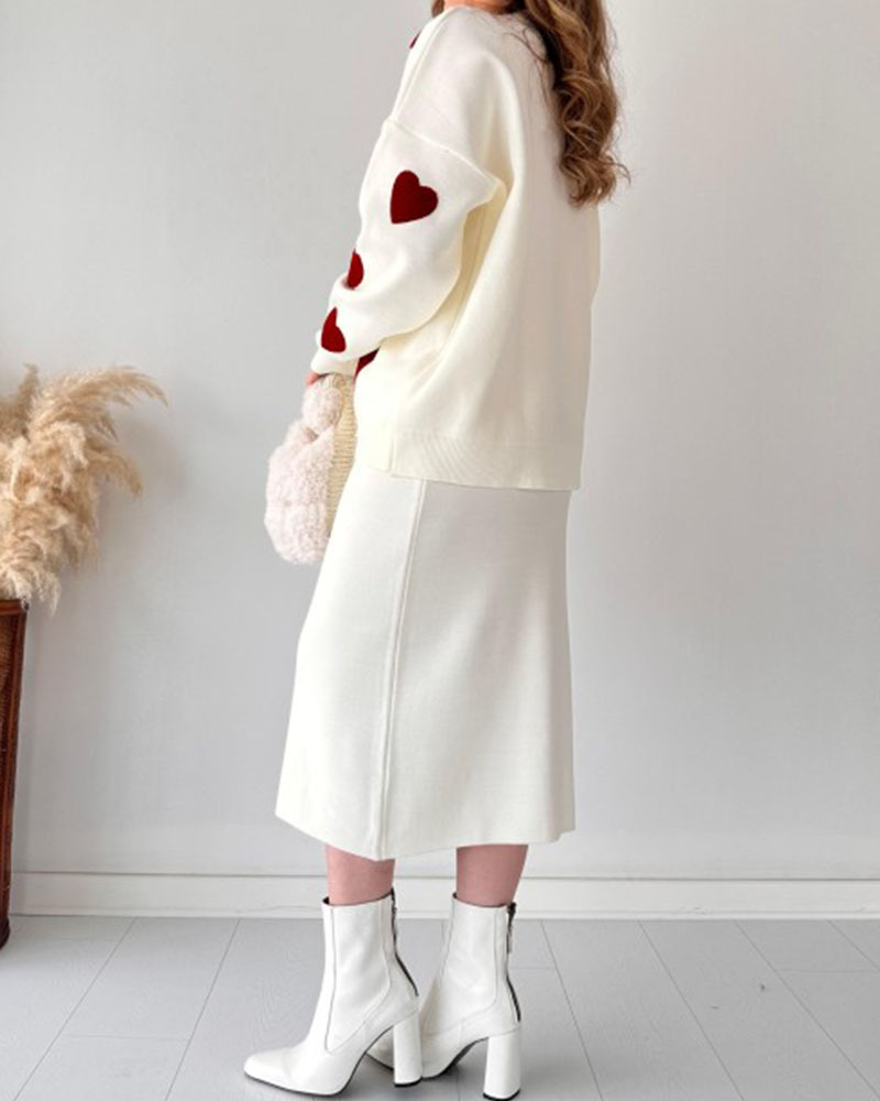 Love knitted skirt two-piece set - Image 4