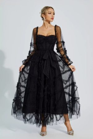 Wren Maxi Dress In Black