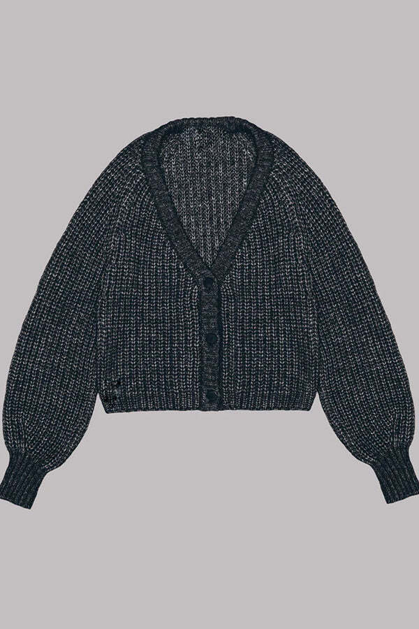 Falling for You Knit Button Up Relaxed Cardigan - Image 10