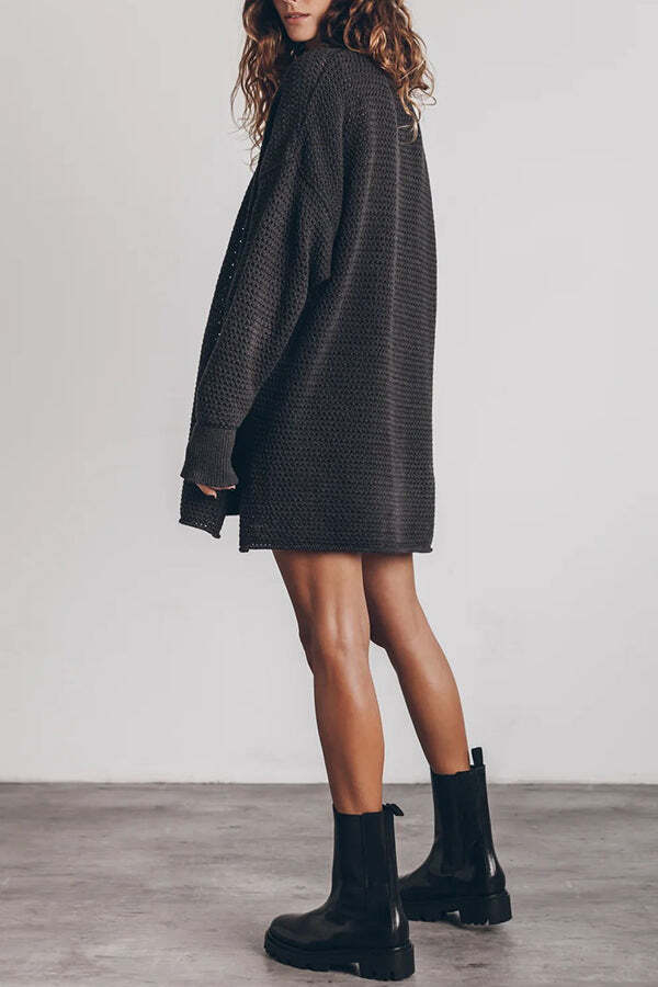 Cup of Cozy Knit Oversized Slit Side Sweater - Image 18